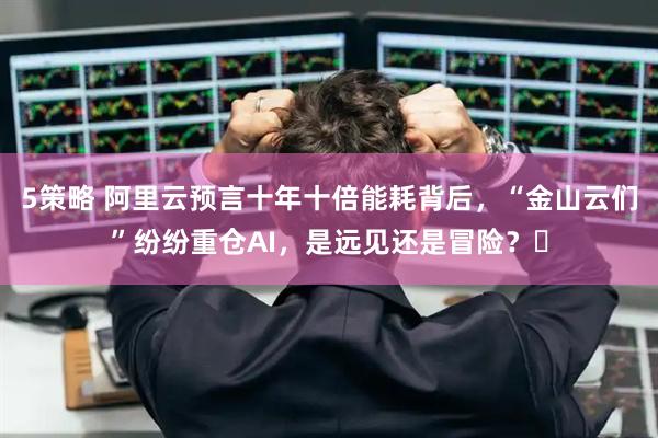 5策略 阿里云预言十年十倍能耗背后，“金山云们”纷纷重仓AI，是远见还是冒险？​